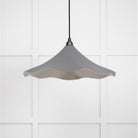 Smooth Nickel Flora Pendant in Bluff | From The Anvil-Ceiling Pendants-Yester Home