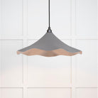 Smooth Nickel Flora Pendant in Bluff | From The Anvil - Ceiling Lights - From The Anvil - Yester Home