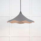 Smooth Nickel Flora Pendant in Bluff | From The Anvil-Ceiling Pendants-Yester Home