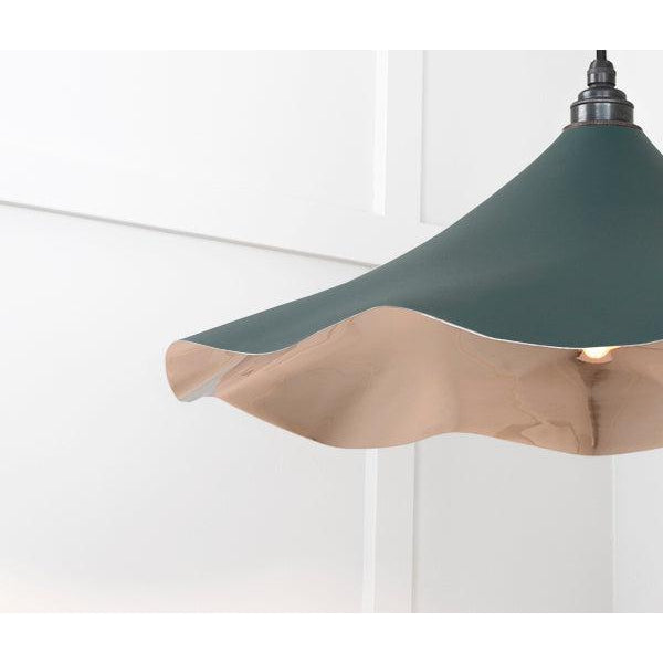 Smooth Nickel Flora Pendant in Dingle | From The Anvil-Ceiling Pendants-Yester Home