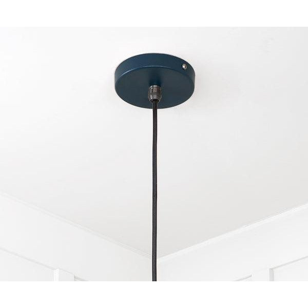 Smooth Nickel Flora Pendant in Dusk | From The Anvil-Ceiling Pendants-Yester Home