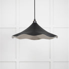 Smooth Nickel Flora Pendant in Elan Black | From The Anvil - Ceiling Lights - From The Anvil - Yester Home