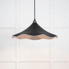 Smooth Nickel Flora Pendant in Elan Black | From The Anvil - Ceiling Lights - From The Anvil - Yester Home