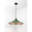 Smooth Nickel Flora Pendant in Heath | From The Anvil-Ceiling Pendants-Yester Home