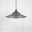 Smooth Nickel Flora Pendant in Heath | From The Anvil-Ceiling Pendants-Yester Home
