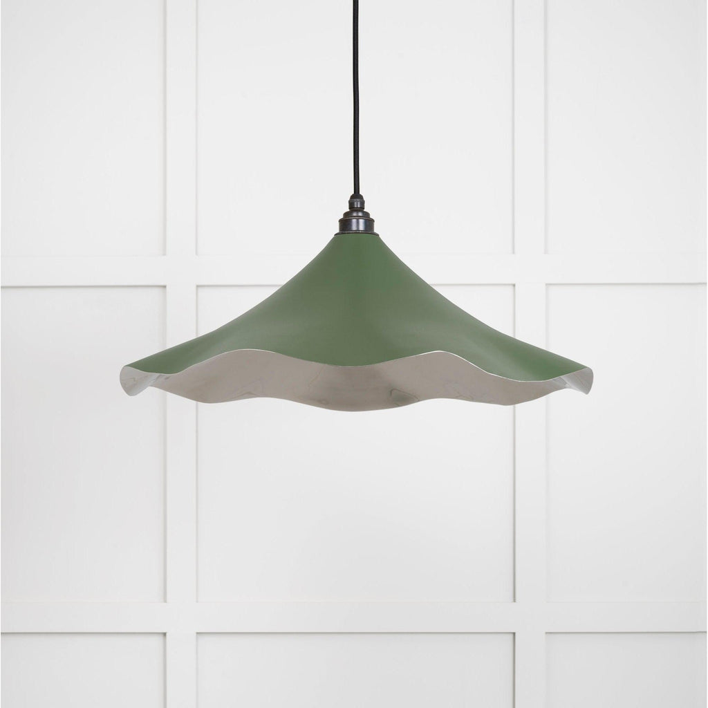 Smooth Nickel Flora Pendant in Heath | From The Anvil