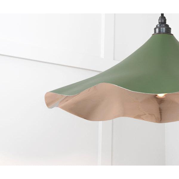 Smooth Nickel Flora Pendant in Heath | From The Anvil-Ceiling Pendants-Yester Home
