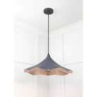 Smooth Nickel Flora Pendant in Slate | From The Anvil - Ceiling Lights - From The Anvil - Yester Home