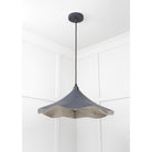 Smooth Nickel Flora Pendant in Slate | From The Anvil - Ceiling Lights - From The Anvil - Yester Home