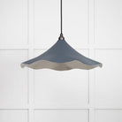 Smooth Nickel Flora Pendant in Slate | From The Anvil-Ceiling Pendants-Yester Home