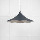 Smooth Nickel Flora Pendant in Soot | From The Anvil - Ceiling Lights - From The Anvil - Yester Home