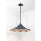 Smooth Nickel Flora Pendant in Soot | From The Anvil - Ceiling Lights - From The Anvil - Yester Home