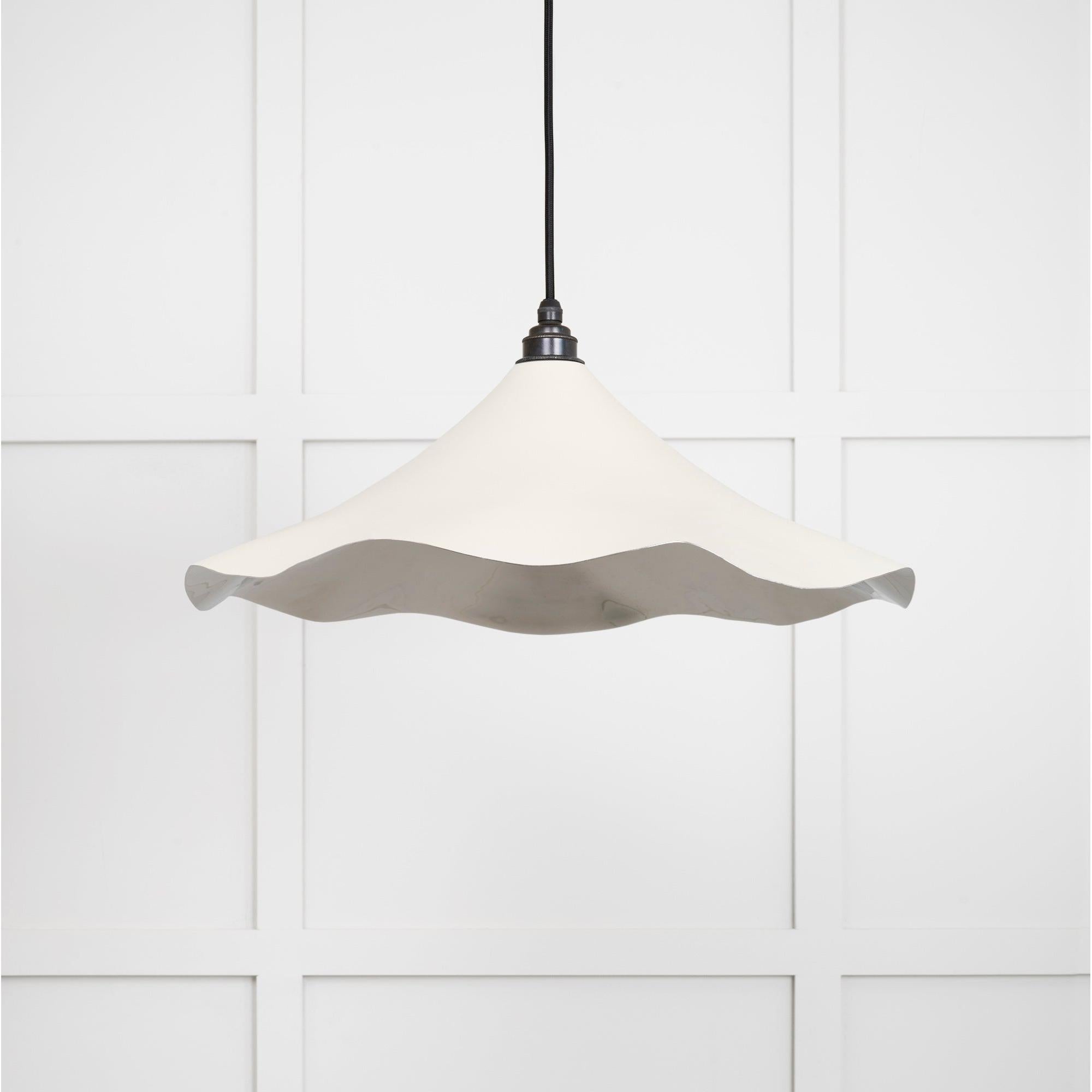 Smooth Nickel Flora Pendant in Teasel | From The Anvil - Ceiling Lights - From The Anvil - Yester Home