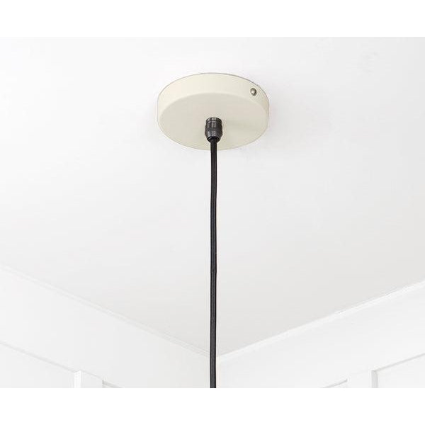 Smooth Nickel Flora Pendant in Teasel | From The Anvil-Ceiling Pendants-Yester Home
