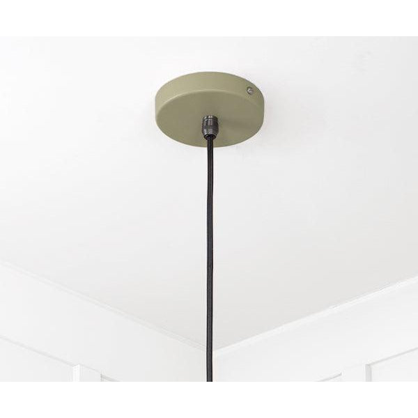 Smooth Nickel Flora Pendant in Tump | From The Anvil-Ceiling Pendants-Yester Home