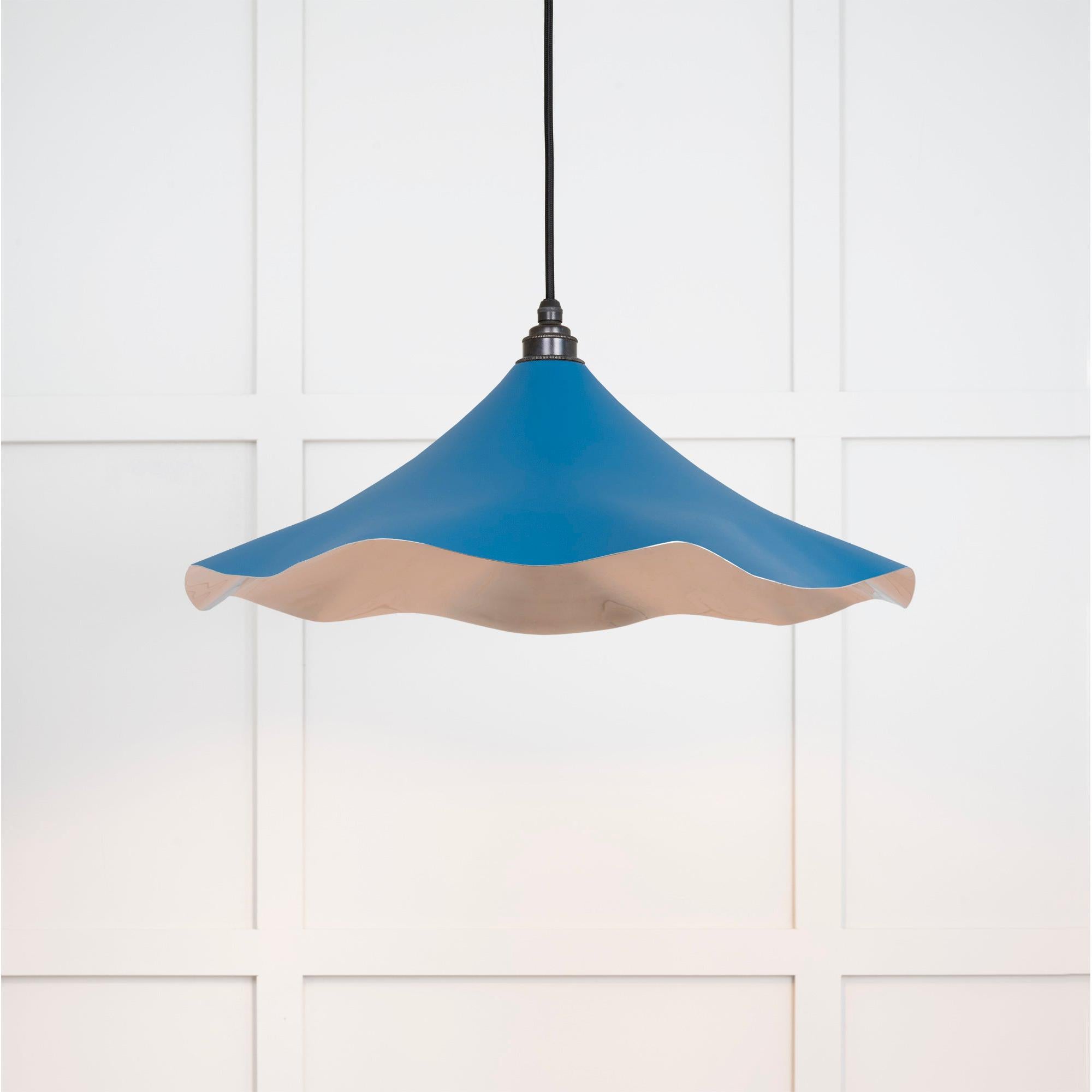 Smooth Nickel Flora Pendant in Upstream | From The Anvil - Ceiling Lights - From The Anvil - Yester Home