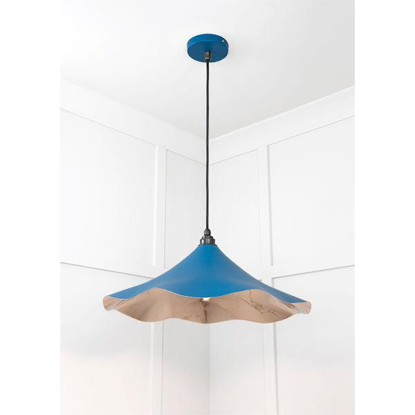 Smooth Nickel Flora Pendant in Upstream | From The Anvil-Ceiling Pendants-Yester Home