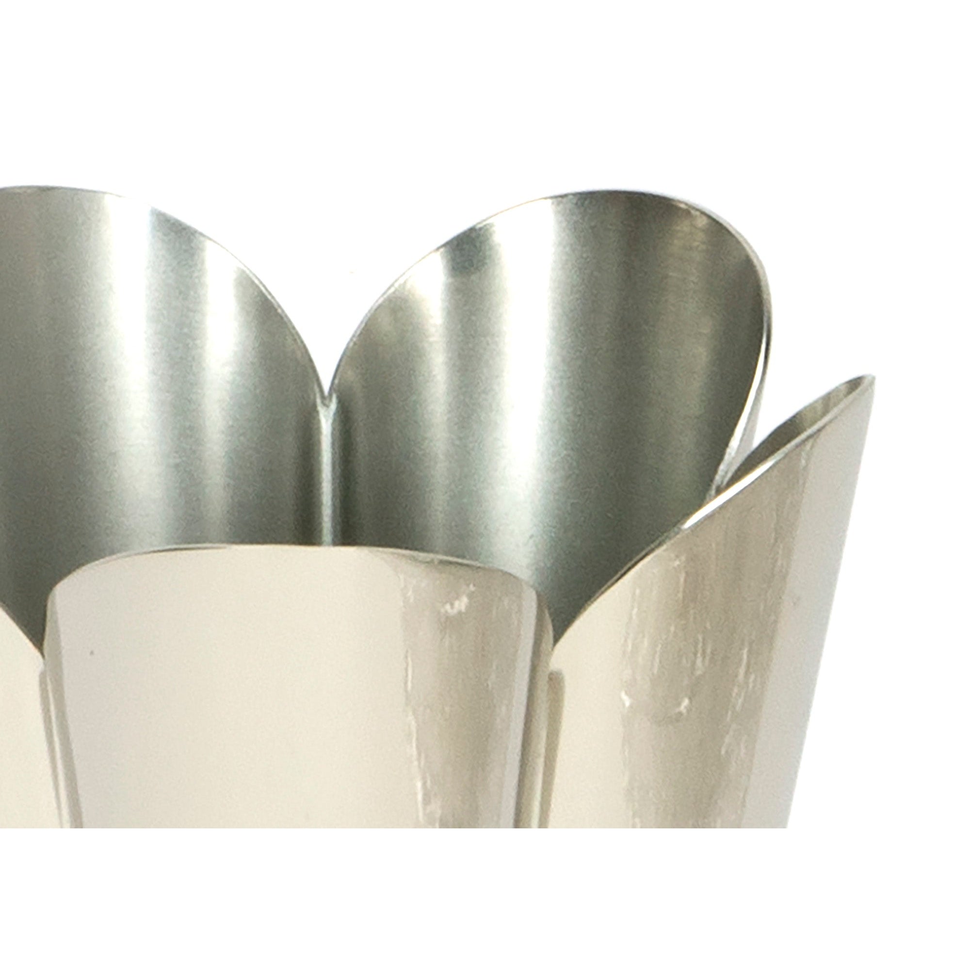 Smooth Nickel Flora Pot - Small | From The Anvil-Plant Pots-Yester Home