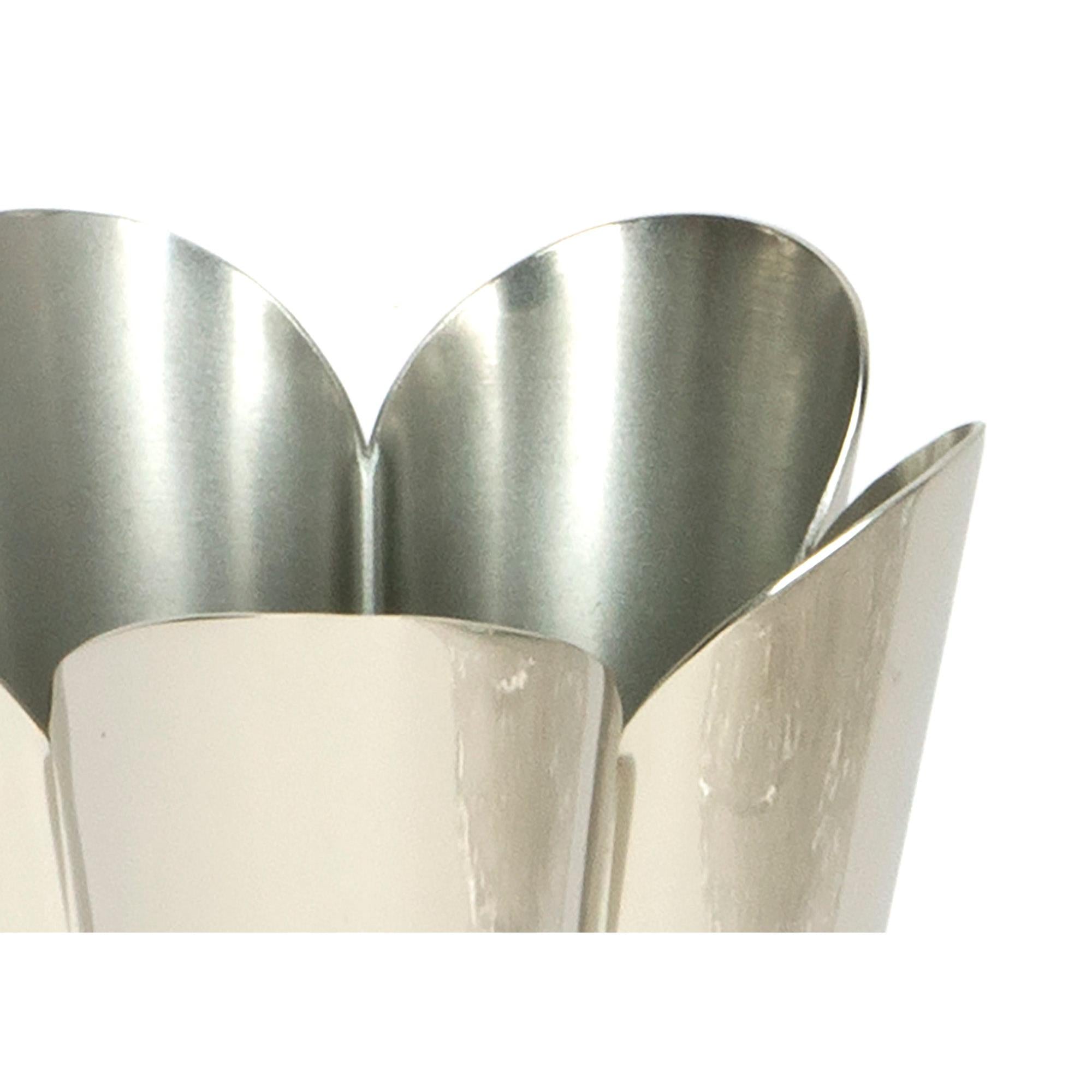Smooth Nickel Flora Pot - Small | From The Anvil - Plant Pots - From The Anvil - Yester Home