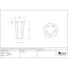 Smooth Nickel Flora Vase | From The Anvil-Vases-Yester Home