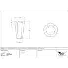 Smooth Nickel Flora Vase | From The Anvil - Vases - From The Anvil - Yester Home