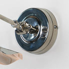 Smooth Nickel Flora Wall Light | From The Anvil-Wall Lights-Yester Home