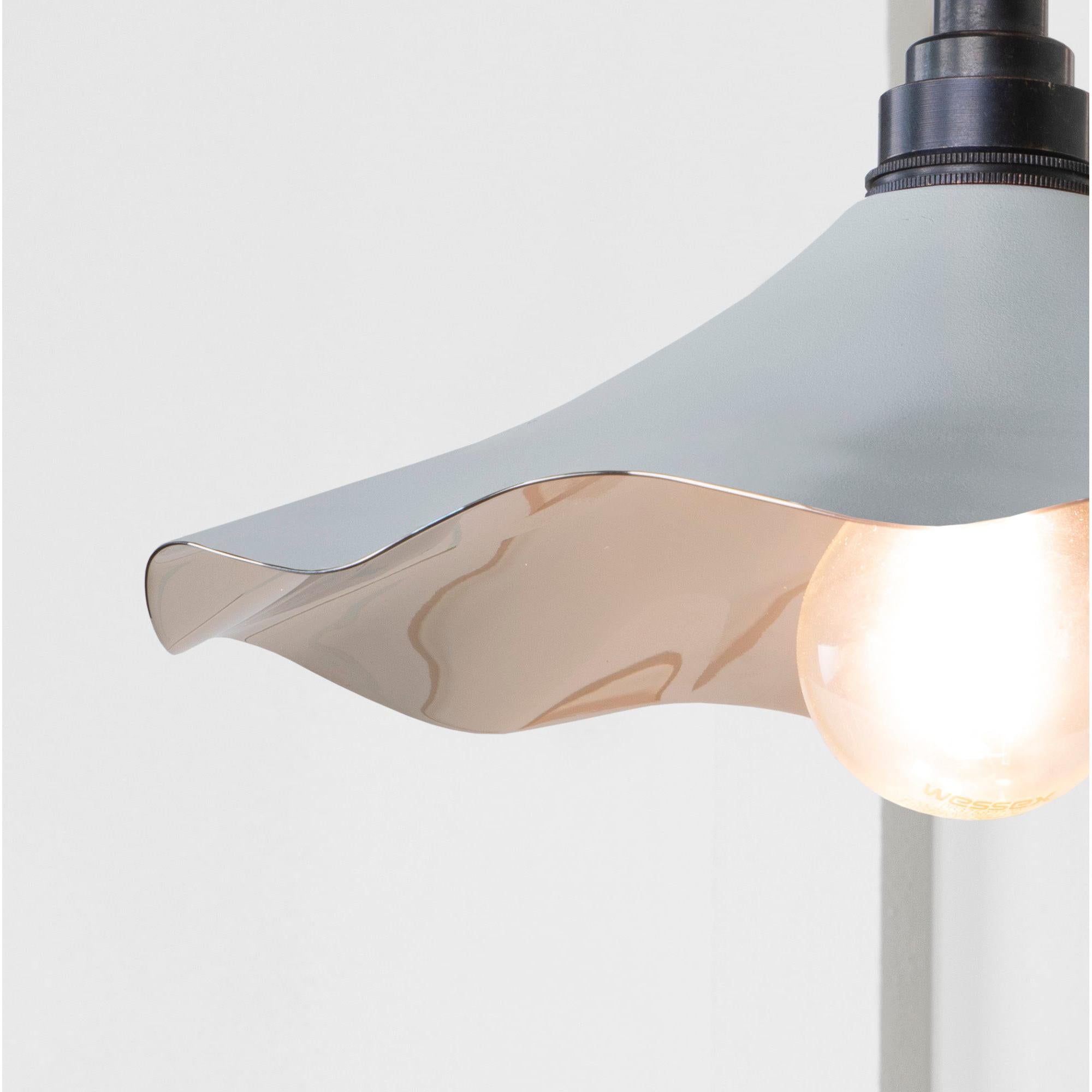 Smooth Nickel Flora Wall Light in Birch | From The Anvil - Wall Lights - From The Anvil - Yester Home