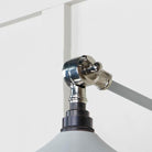 Smooth Nickel Flora Wall Light in Birch | From The Anvil-Wall Lights-Yester Home