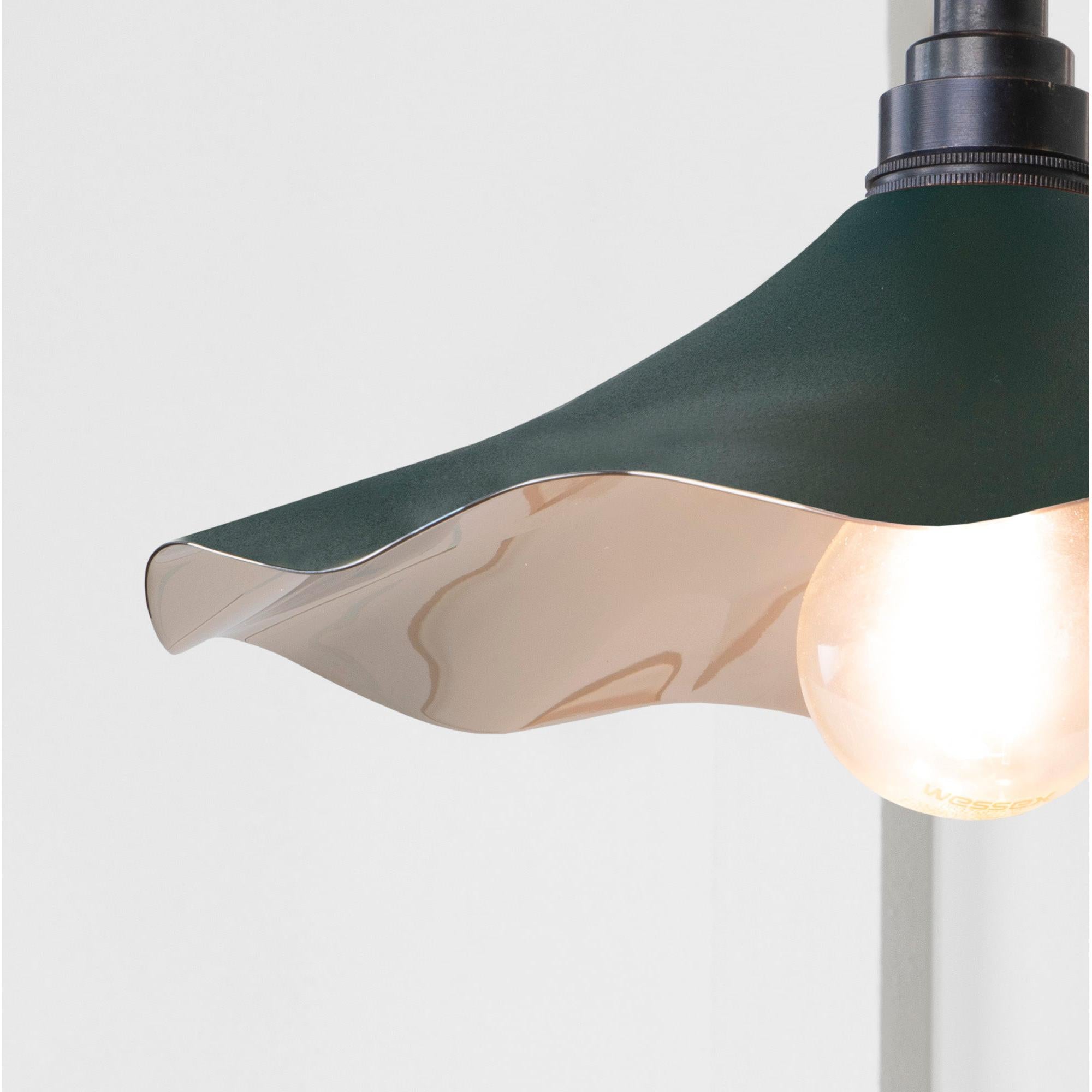 Smooth Nickel Flora Wall Light in Dingle | From The Anvil - Wall Lights - From The Anvil - Yester Home