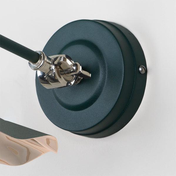 Smooth Nickel Flora Wall Light in Dingle | From The Anvil-Wall Lights-Yester Home