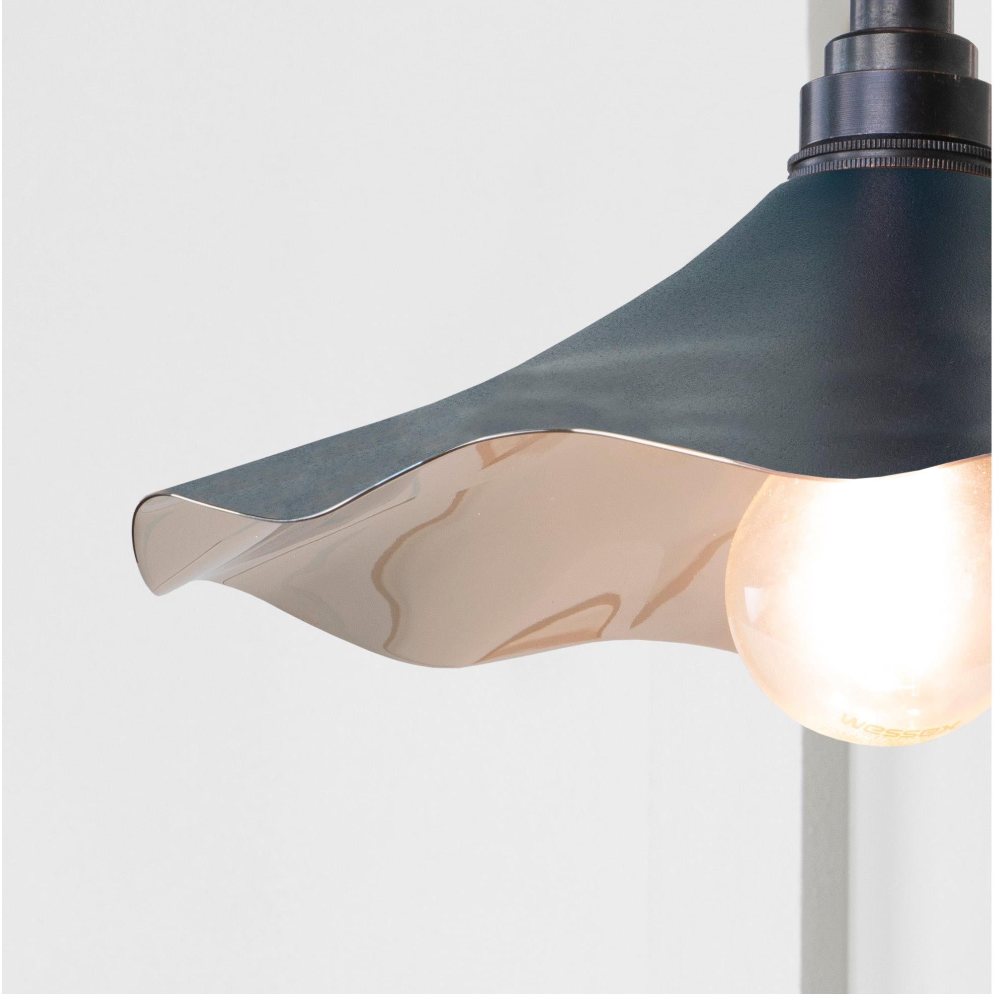 Smooth Nickel Flora Wall Light in Dusk | From The Anvil - Wall Lights - From The Anvil - Yester Home