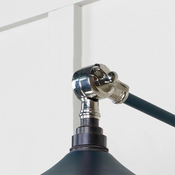 Smooth Nickel Flora Wall Light in Dusk | From The Anvil-Wall Lights-Yester Home
