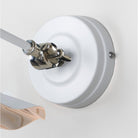 Smooth Nickel Flora Wall Light in Flock | From The Anvil - Wall Lights - From The Anvil - Yester Home