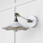 Smooth Nickel Flora Wall Light in Flock | From The Anvil-Wall Lights-Yester Home