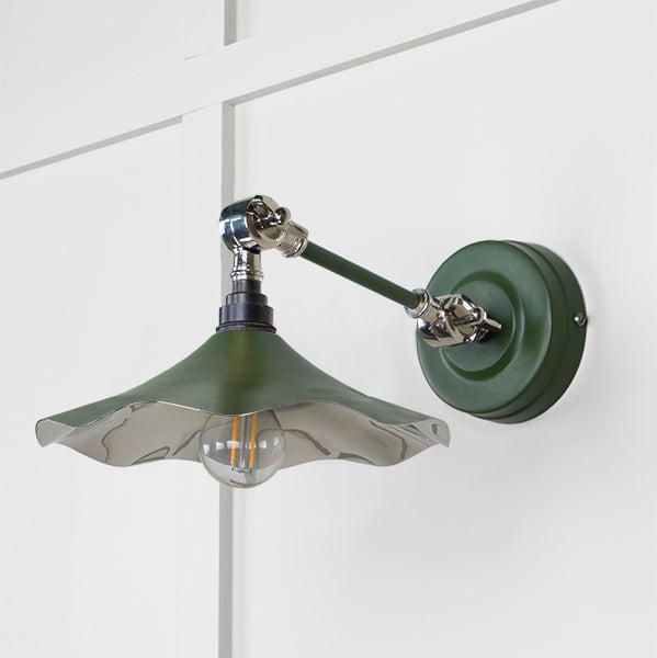 Smooth Nickel Flora Wall Light in Heath | From The Anvil-Wall Lights-Yester Home