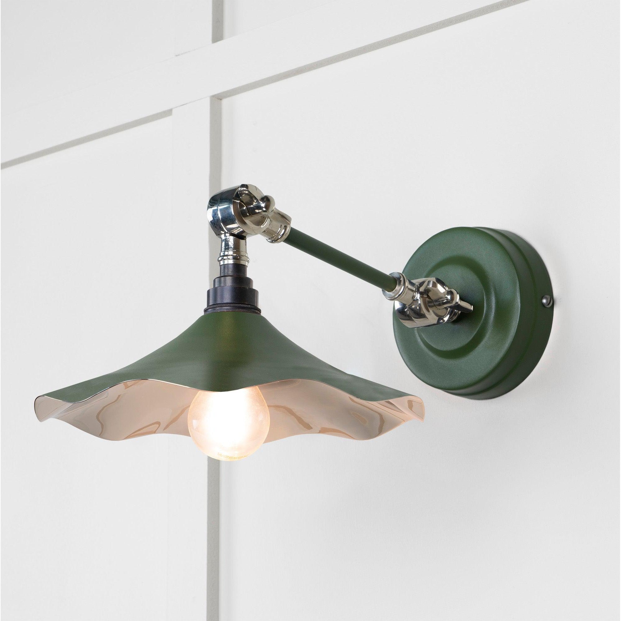 Smooth Nickel Flora Wall Light in Heath | From The Anvil-Wall Lights-Yester Home