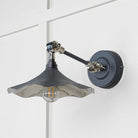 Smooth Nickel Flora Wall Light in Slate | From The Anvil-Wall Lights-Yester Home