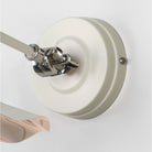 Smooth Nickel Flora Wall Light in Teasel | From The Anvil - Wall Lights - From The Anvil - Yester Home
