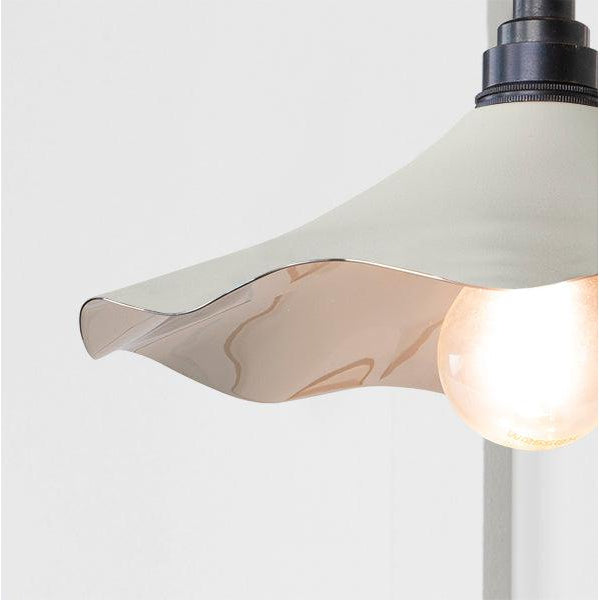 Smooth Nickel Flora Wall Light in Teasel | From The Anvil-Wall Lights-Yester Home
