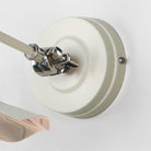 Smooth Nickel Flora Wall Light in Teasel | From The Anvil-Wall Lights-Yester Home