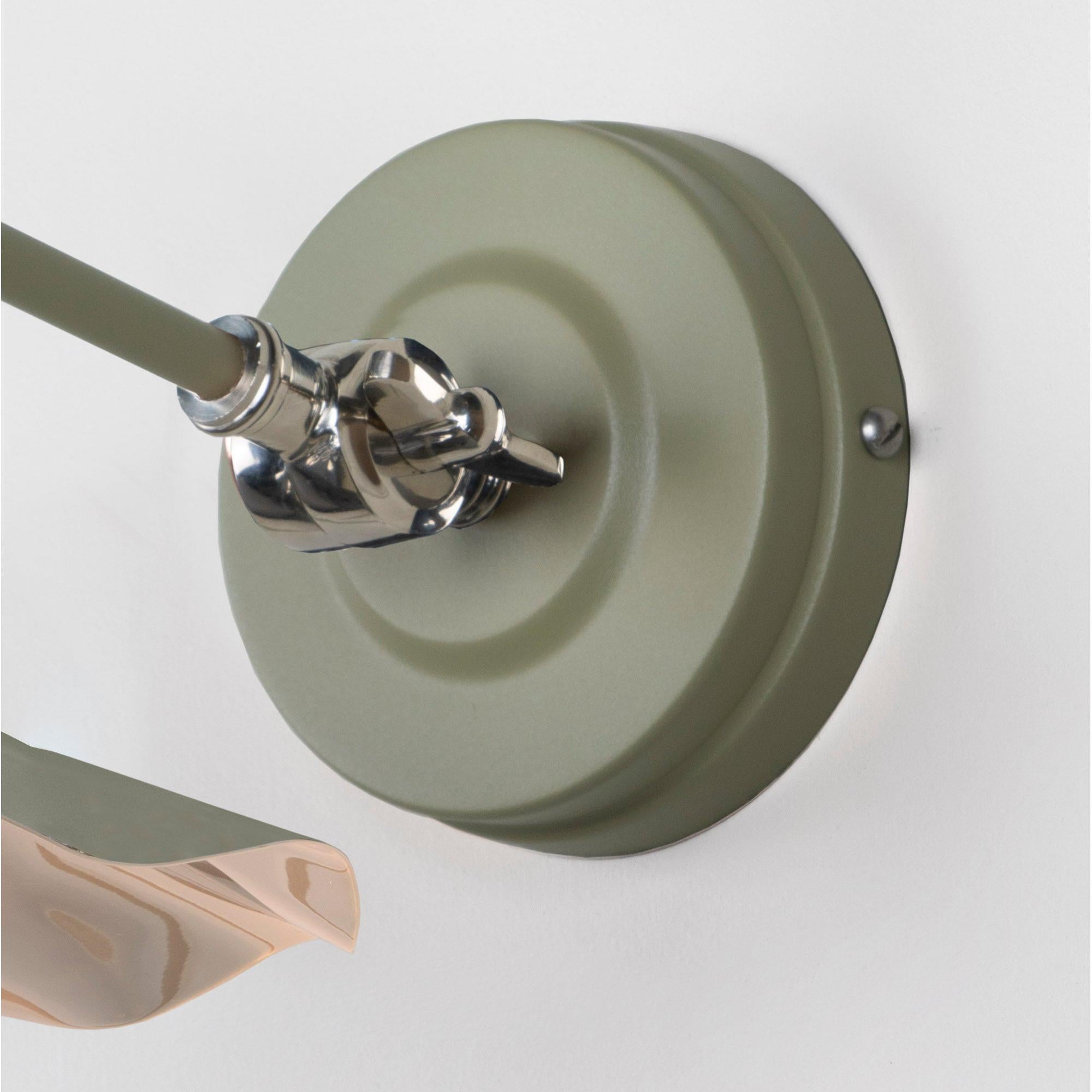 Smooth Nickel Flora Wall Light in Tump | From The Anvil - Wall Lights - From The Anvil - Yester Home