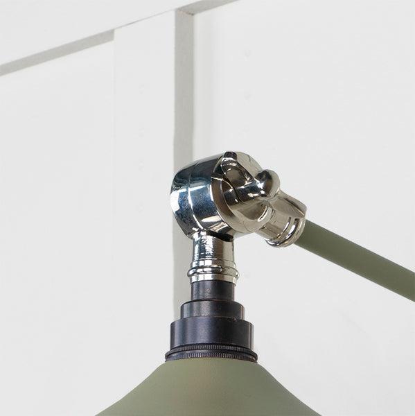 Smooth Nickel Flora Wall Light in Tump | From The Anvil-Wall Lights-Yester Home