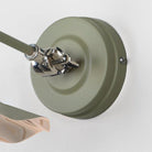 Smooth Nickel Flora Wall Light in Tump | From The Anvil-Wall Lights-Yester Home