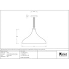 Smooth Nickel Frankley Pendant | From The Anvil - Ceiling Lights - From The Anvil - Yester Home