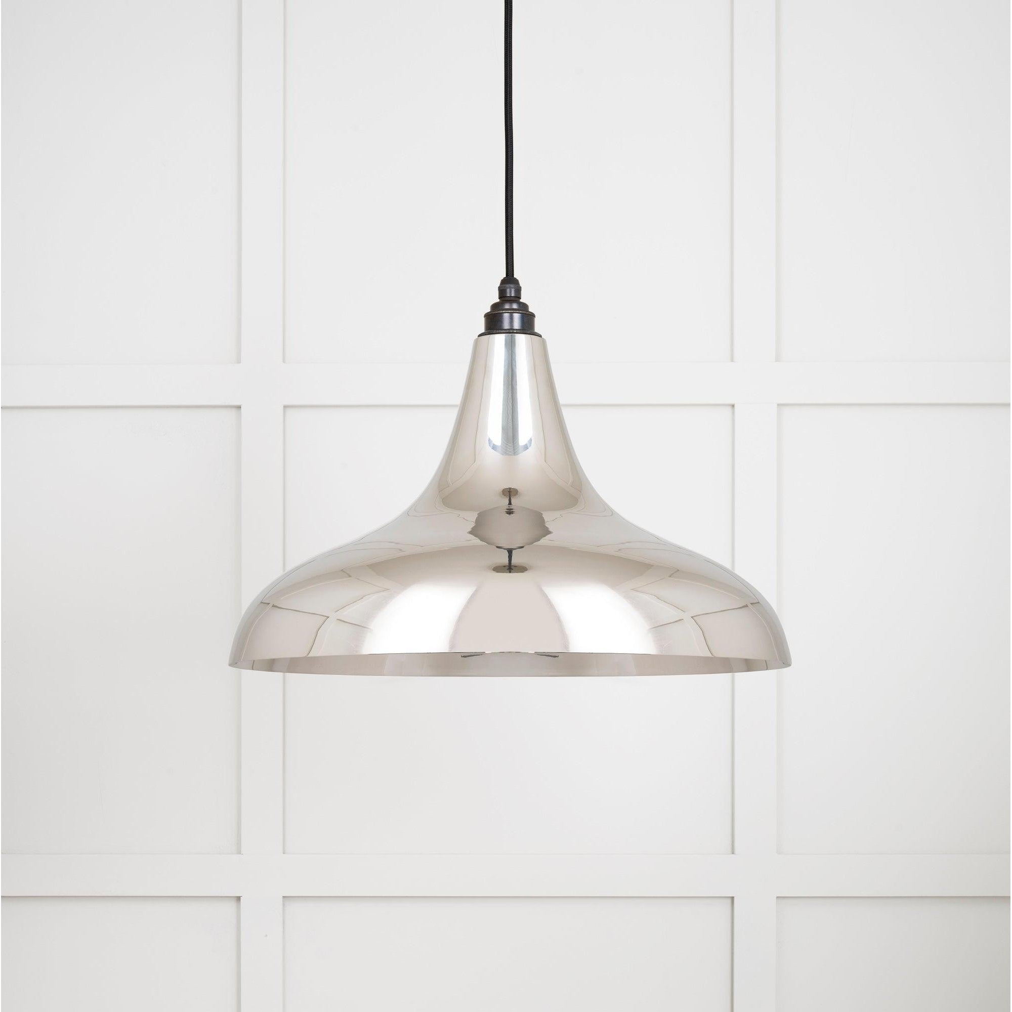 Smooth Nickel Frankley Pendant | From The Anvil-Ceiling Pendants-Yester Home