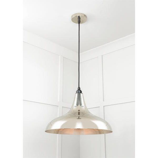 Smooth Nickel Frankley Pendant | From The Anvil-Ceiling Pendants-Yester Home
