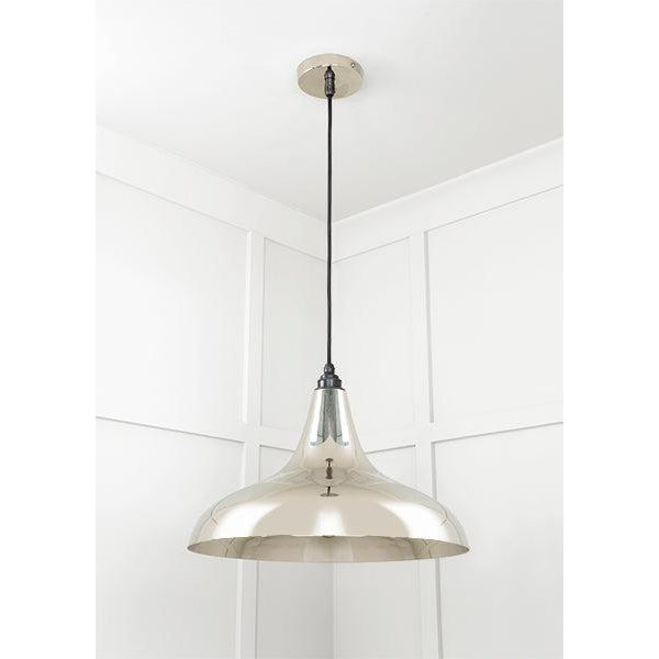 Smooth Nickel Frankley Pendant | From The Anvil-Ceiling Pendants-Yester Home