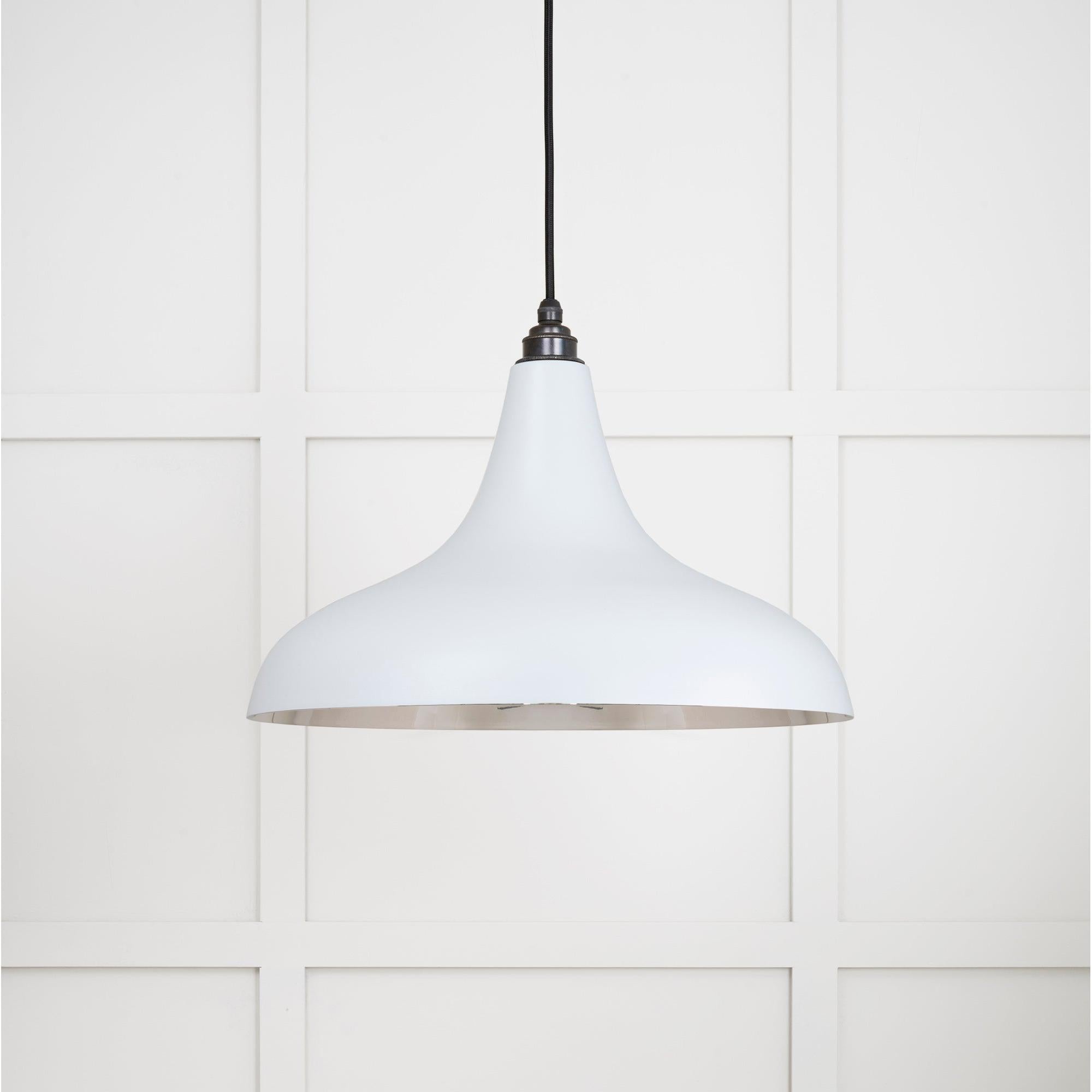 Smooth Nickel Frankley Pendant in Birch | From The Anvil - Ceiling Lights - From The Anvil - Yester Home