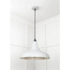 Smooth Nickel Frankley Pendant in Birch | From The Anvil-Ceiling Pendants-Yester Home