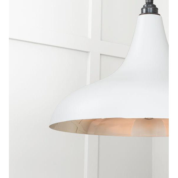 Smooth Nickel Frankley Pendant in Birch | From The Anvil-Ceiling Pendants-Yester Home